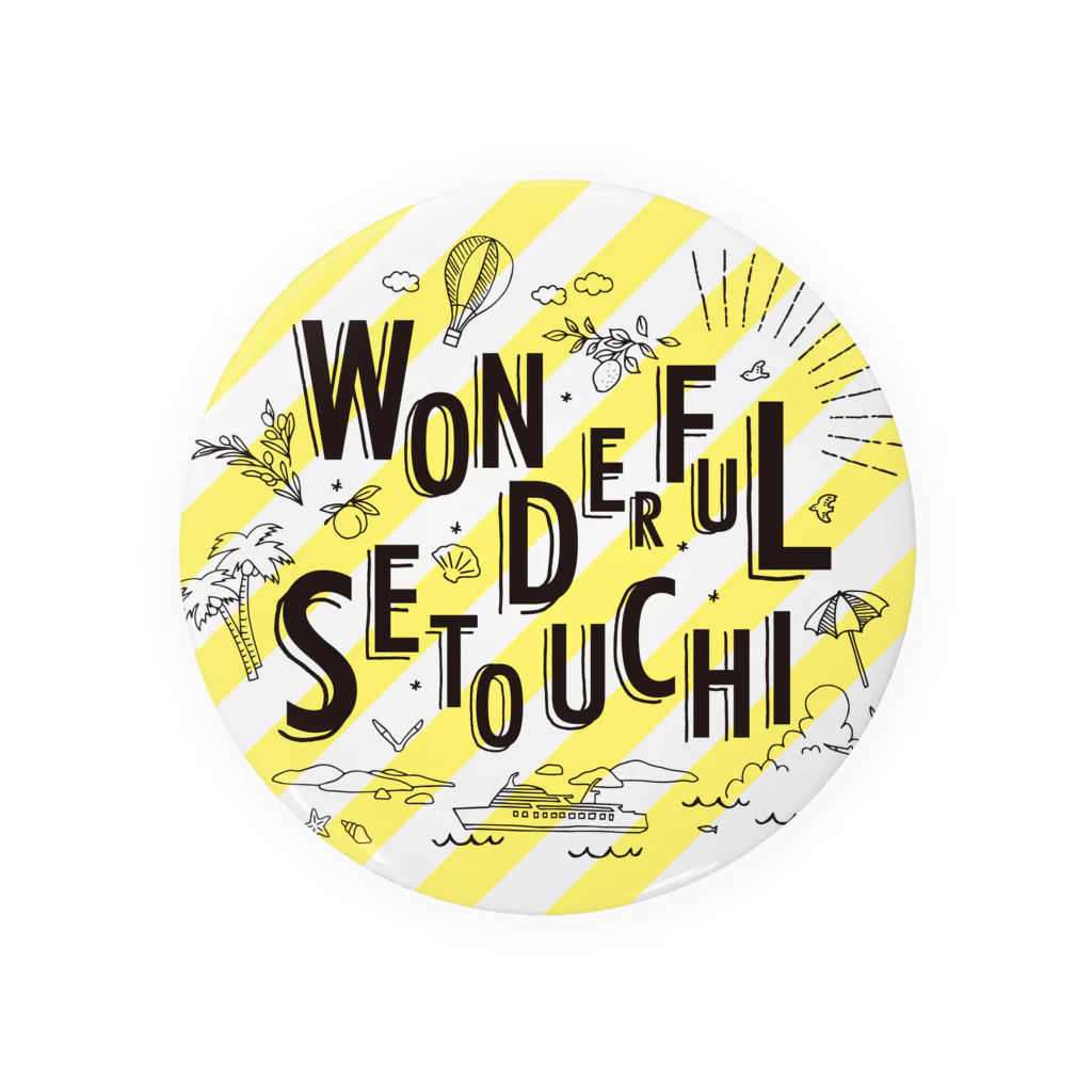 RYOBI-SHODOSHIMA STOREのWONDERFUL SETOUCHI YELLOW Tin Badge