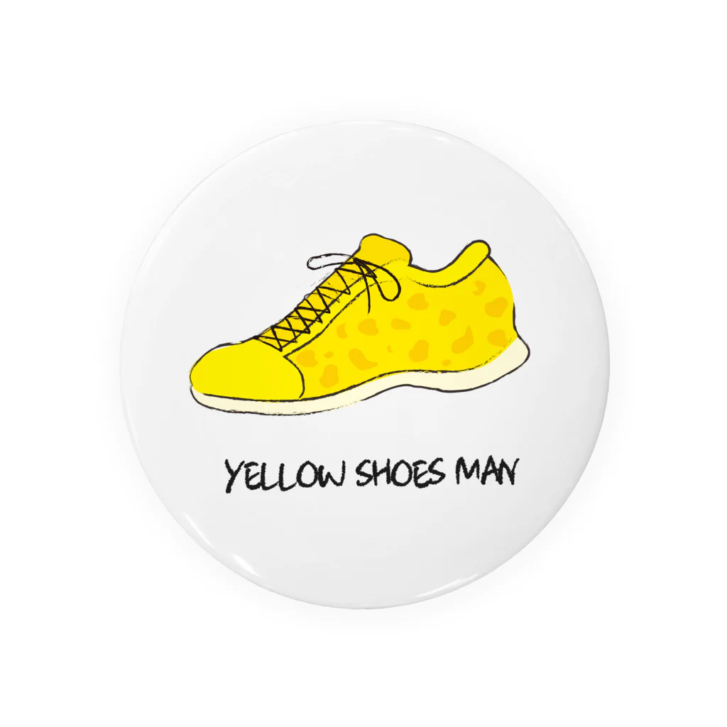 YELLOW SHOES MANのYELLOW SHOES 缶バッチ Tin Badge