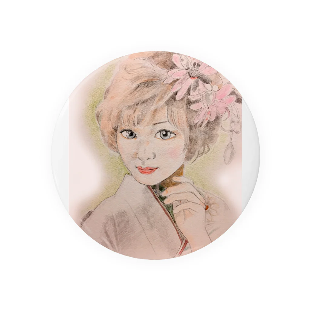 keikororinのKIMONOgirl Tin Badge