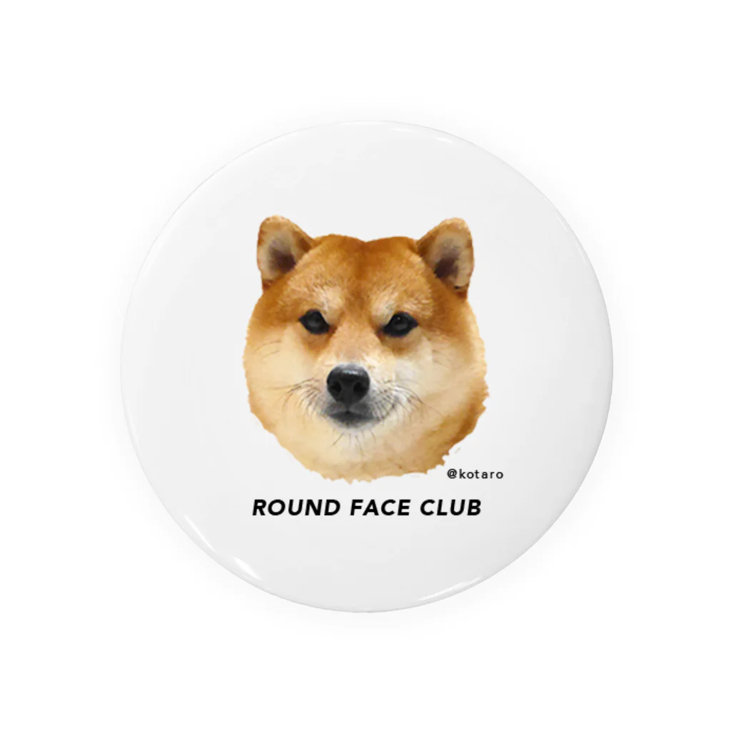 yurushibaのROUND FACE CLUB. 缶バッジ