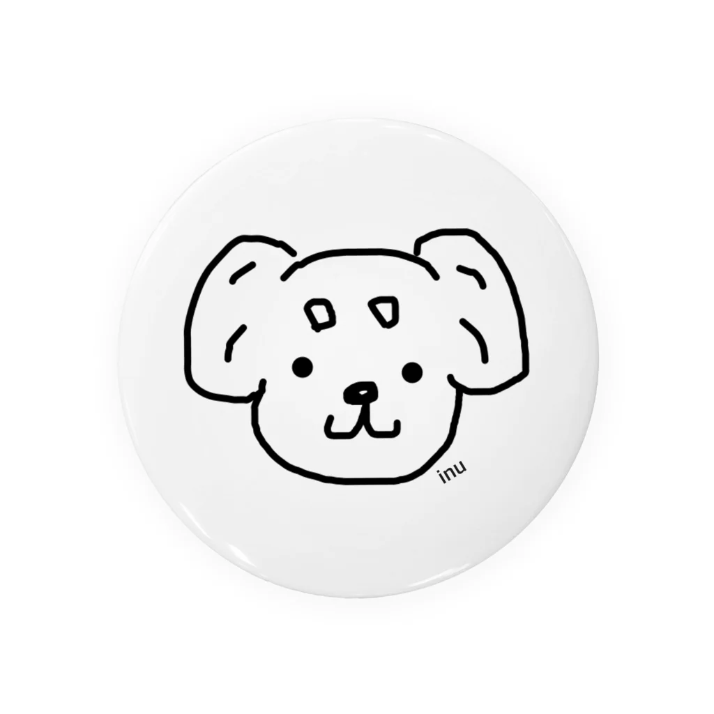 Nanahoのまろ眉シリーズ　垂れ耳わんこ🐶 缶バッジ