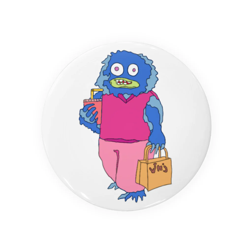 Mirai Gotoのdepressed yeti (shopping) Tin Badge