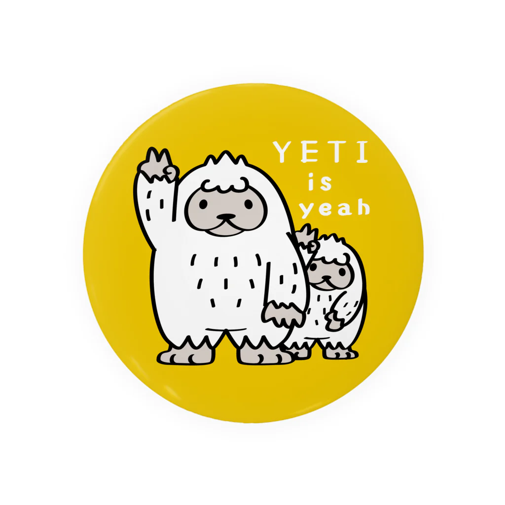 イラスト MONYAAT のCT94 YETI is yeah*F2000 Tin Badge