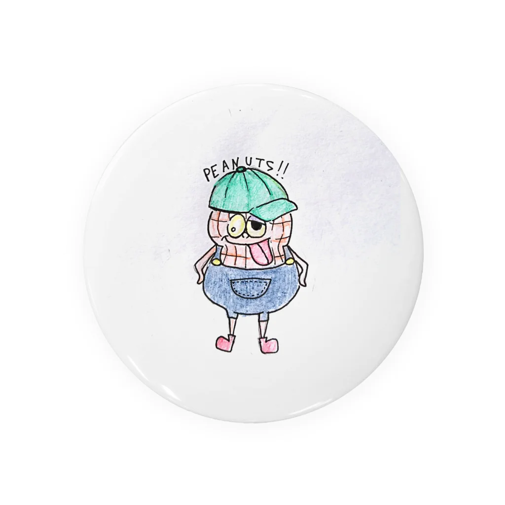 HARAHETTA3のぴーなつくん。 Tin Badge