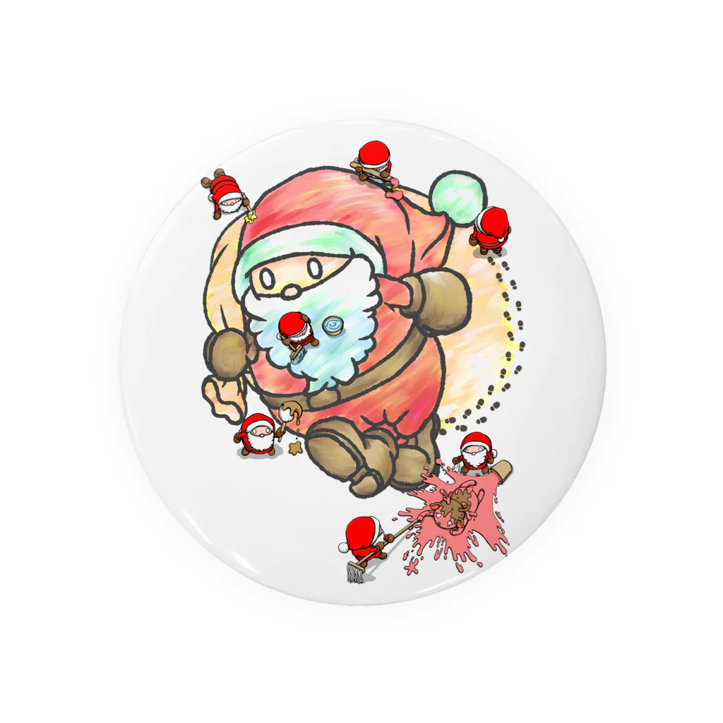 Cɐkeccooのメニー？クリスマス『みんなで落書き』 Tin Badge