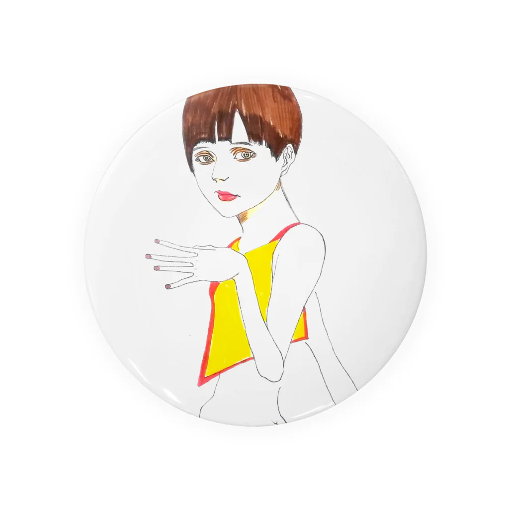 私ノ私　の美人画シリーズ  Tin Badge