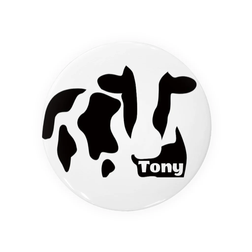 Tony'sストアの🐄(Tony) 缶バッジ