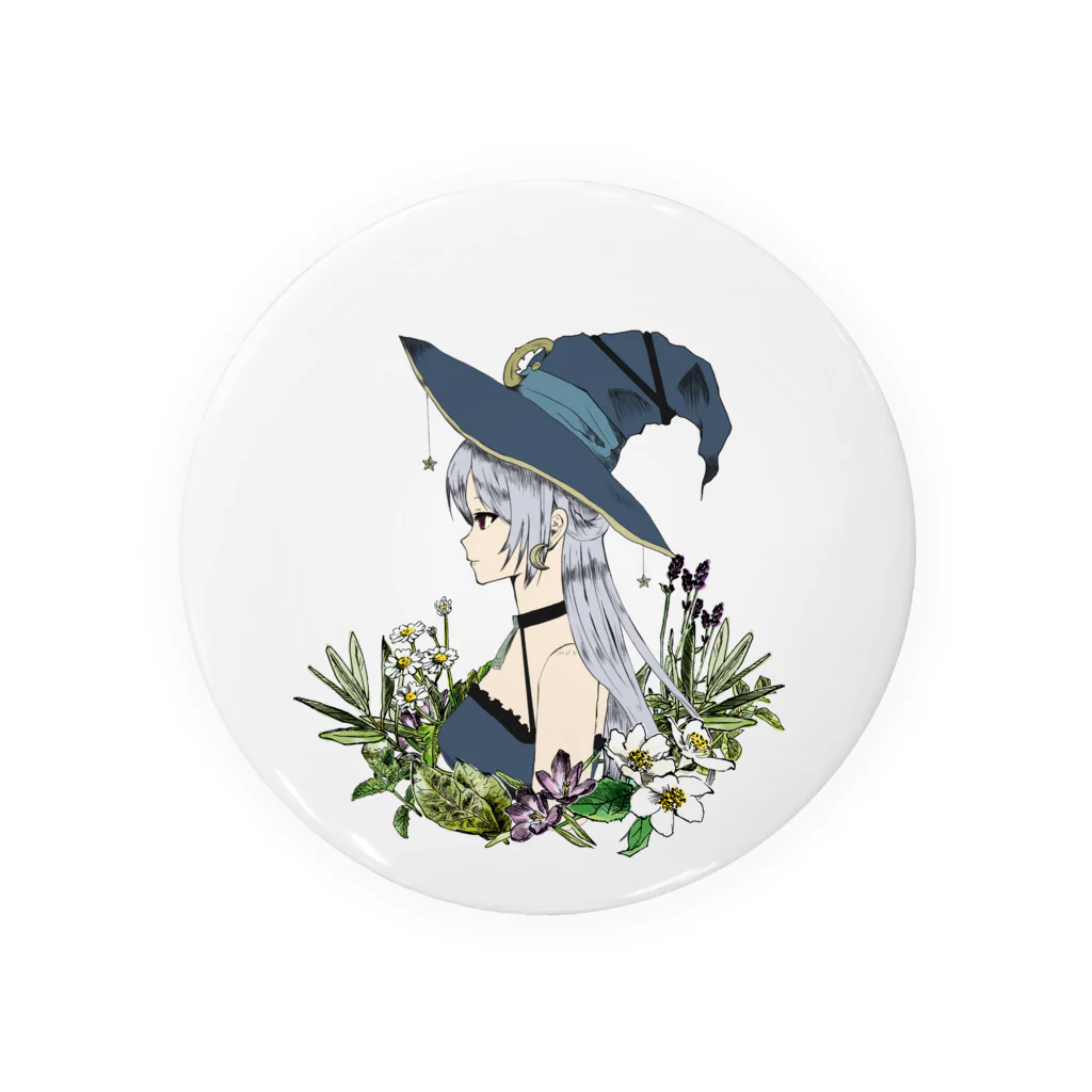 華月エアリ🌙🧙‍♀️バーチャル占いお姉さんなVtuberのHealing witch Tin Badge