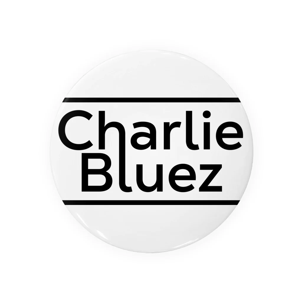 Charlie Bluez StoreのCharlieBluezロゴデザイン Tin Badge