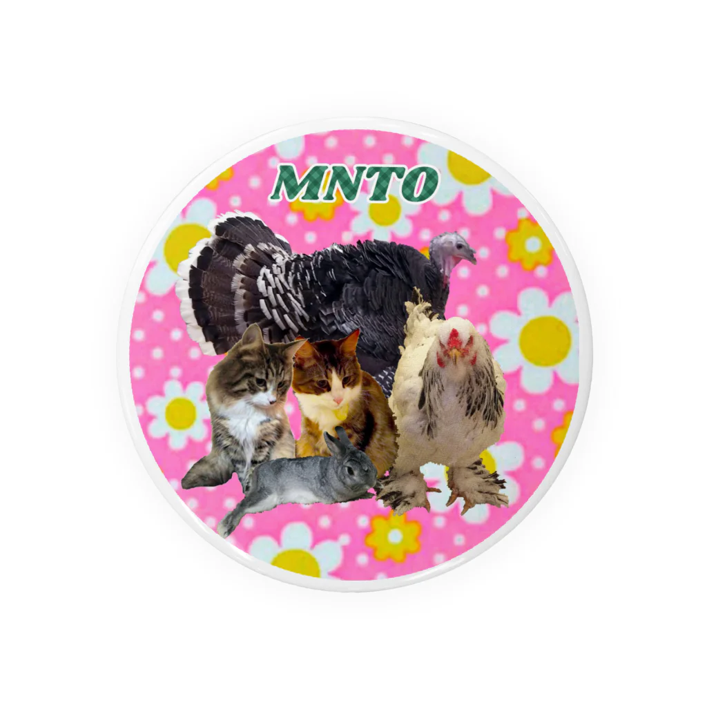 mnto雑貨洋品店のmntoつくね仲間入りver Tin Badge