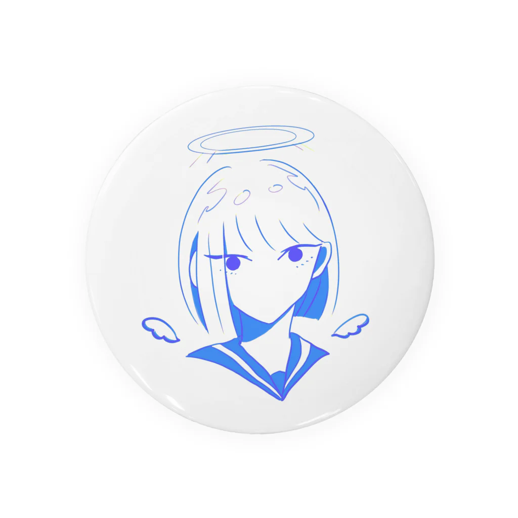 さしみの白昼夢のセーラー少女 Tin Badge