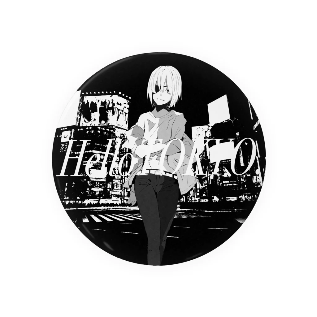 黒瀬 ゆいのHello TOKYO Tin Badge