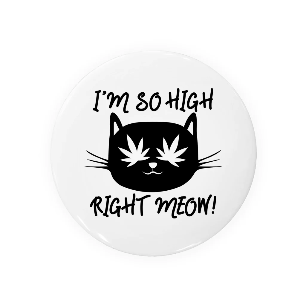 BONZのI'm so high right meow 🐱 缶バッジ