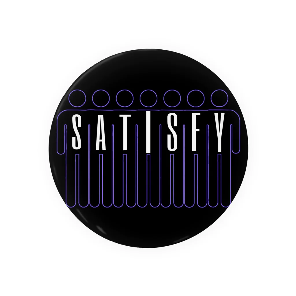 懺悔堂のsatisfy Tin Badge