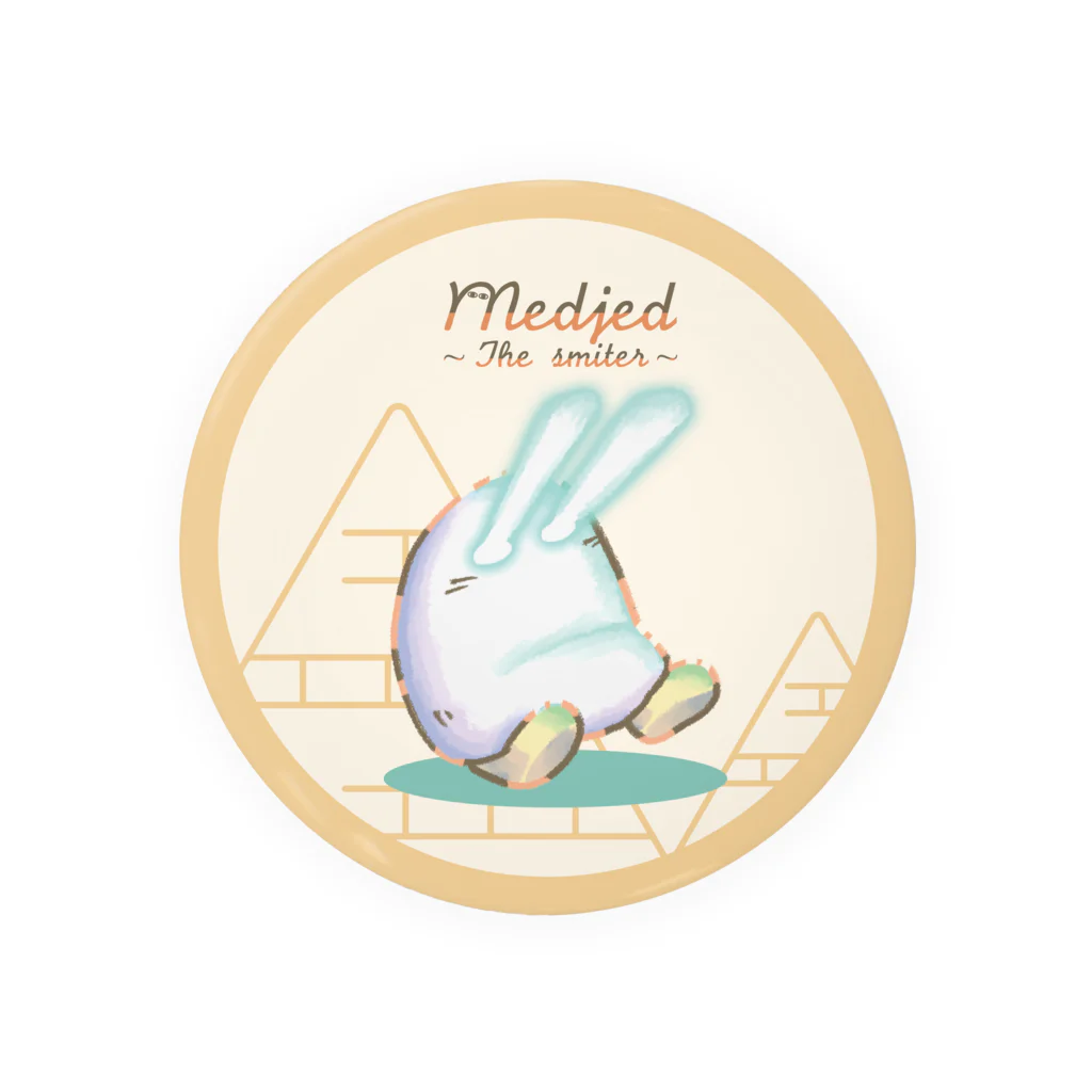 オムタマスタジオの メジェド Medjed ~The Smiter~(ビーム) Tin Badge