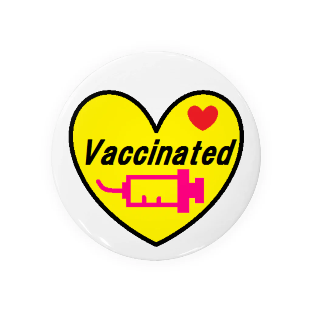 ワクチン接種済みアイテム💕のワクチン済み2 Tin Badge