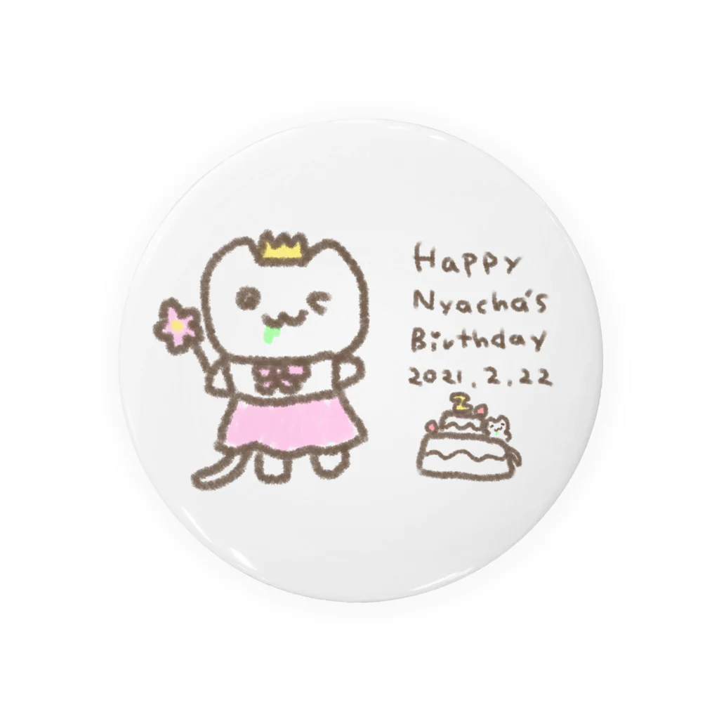 NYACHA&BOOCHAのNYACHA Birthday 2021 Tin Badge