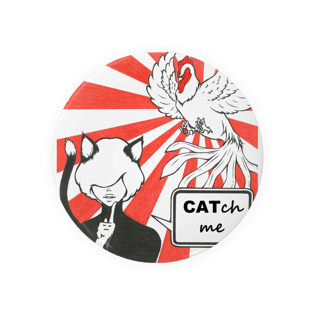 faw factory のCATch me  缶バッジ