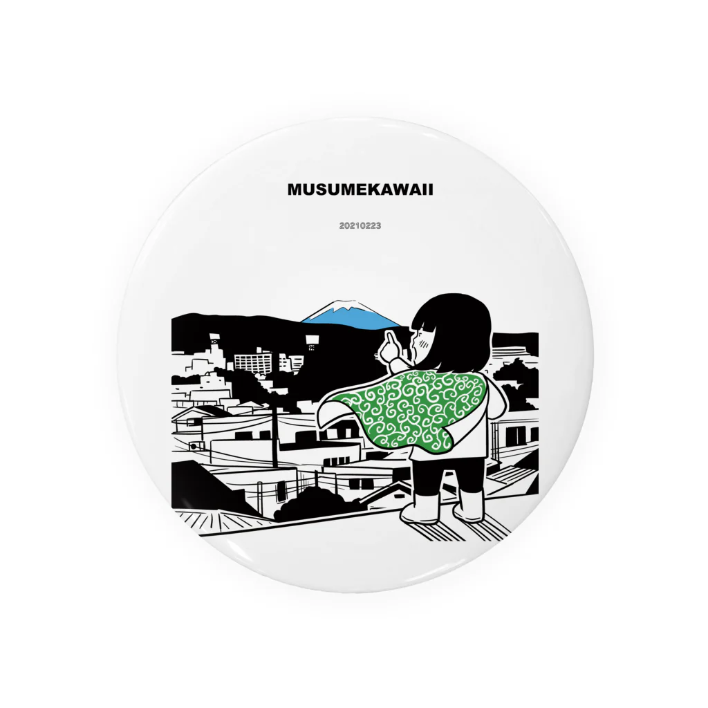 MUSUMEKAWAIIのMUSUMEKAWAII 0223 Tin Badge