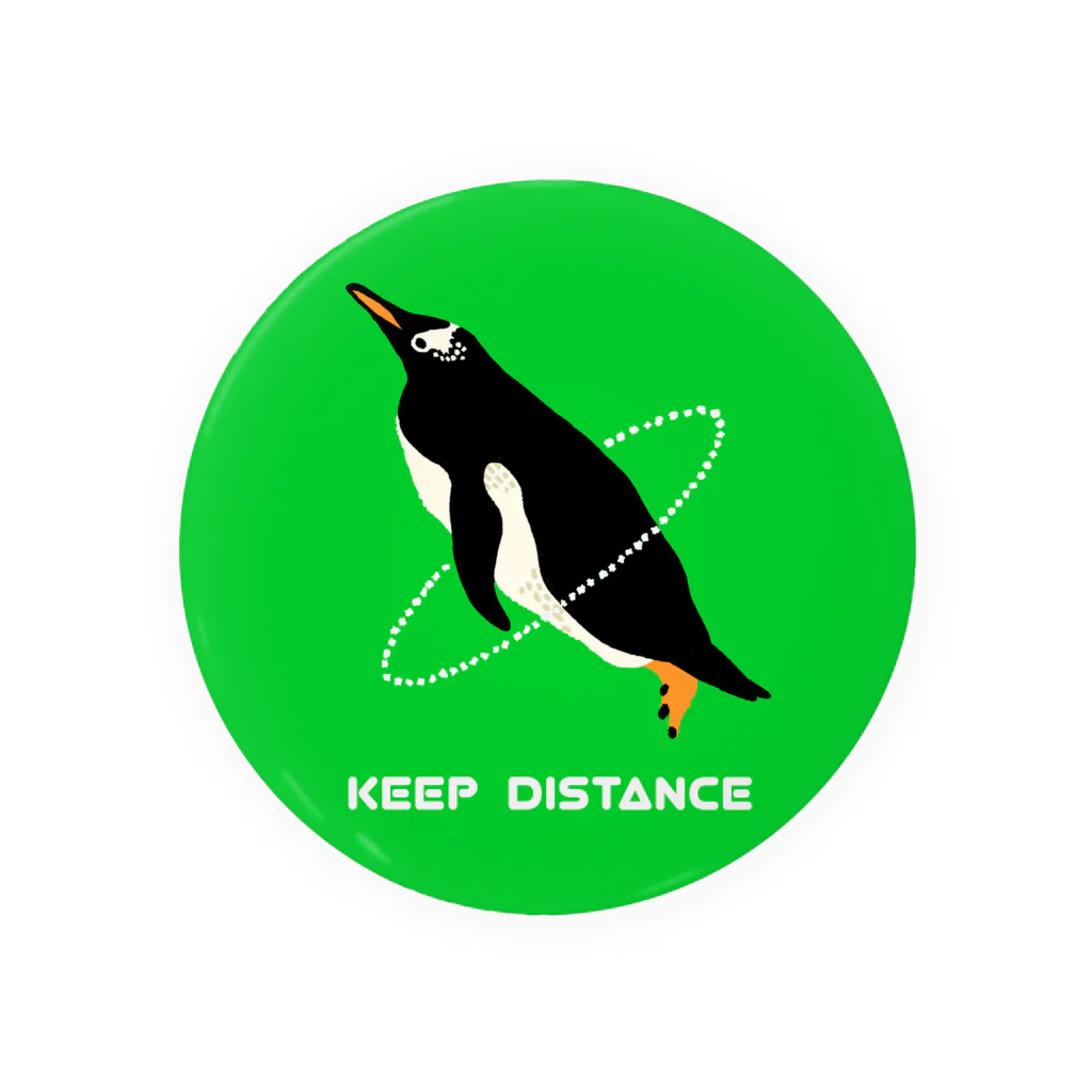 This is Mine（ディスイズマイン）のKEEP DISTANCE / 75mmジェンツー 缶バッジ