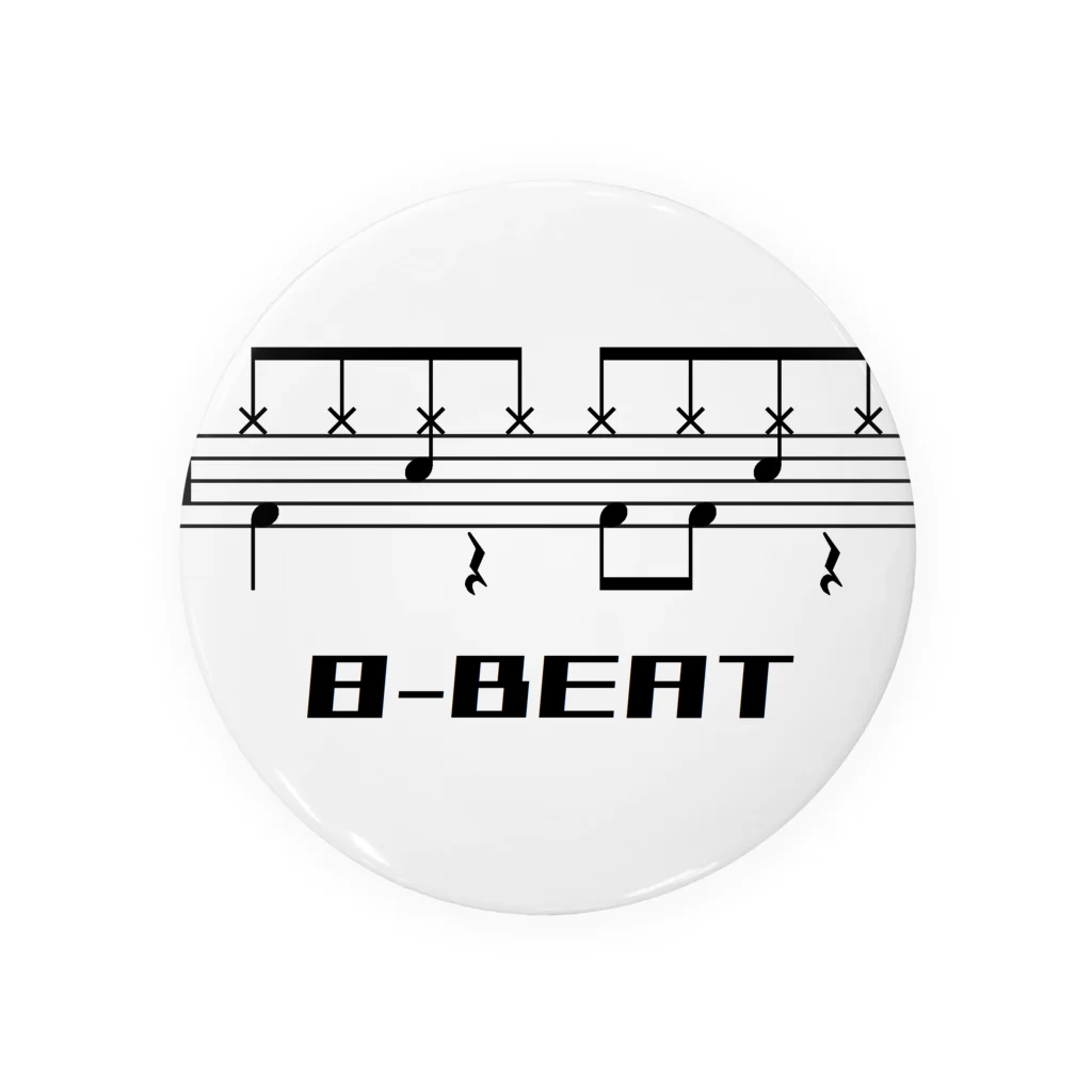 エヌ SHOPのドラム 8-BEAT 缶バッジ