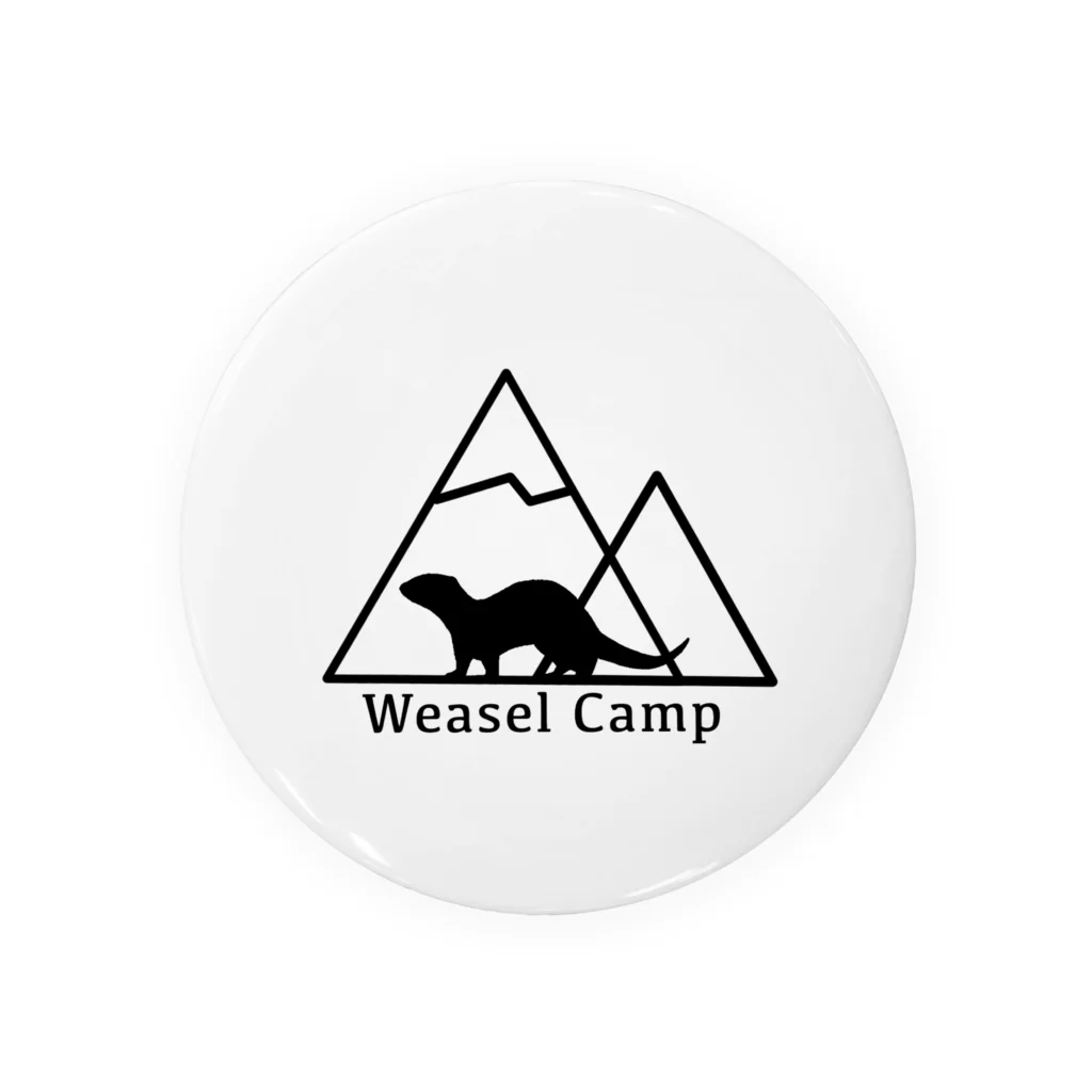 Weasel CampのWeasel camp 缶バッジ