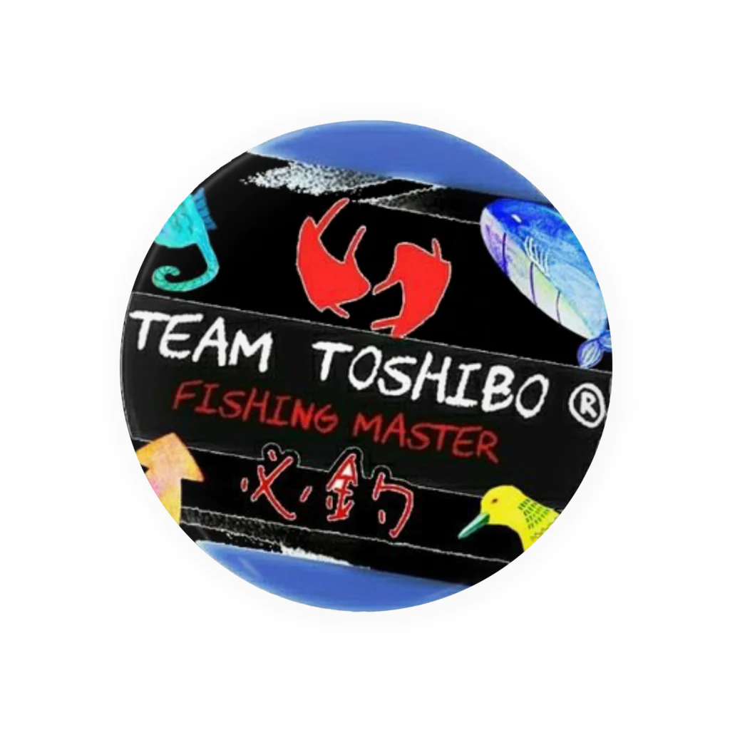 ちゃらりんこＳＨＯＰ🤟とっしーたいちょーofficialのTEAM TOSHIBO缶バッジ 缶バッジ