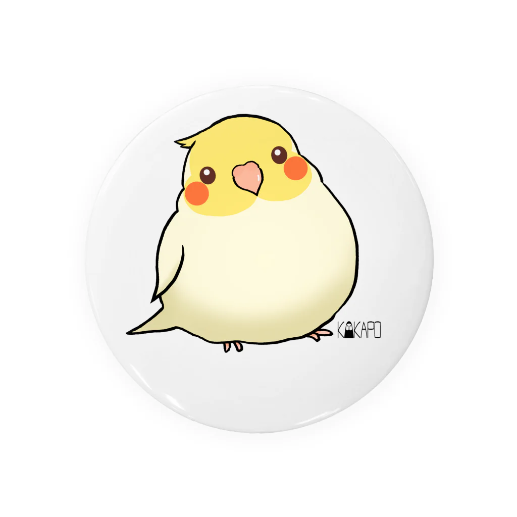 *KAKAPO*の*KAKAPO*のふんわりオカメインコちゃん(るちの) Tin Badge