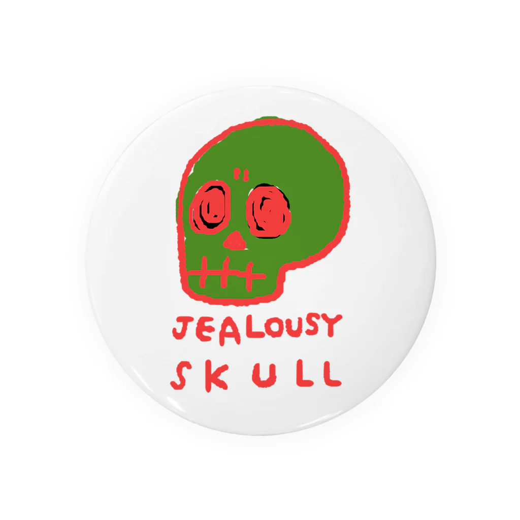 SKULL-2のJEALOUSY SKULL 缶バッジ