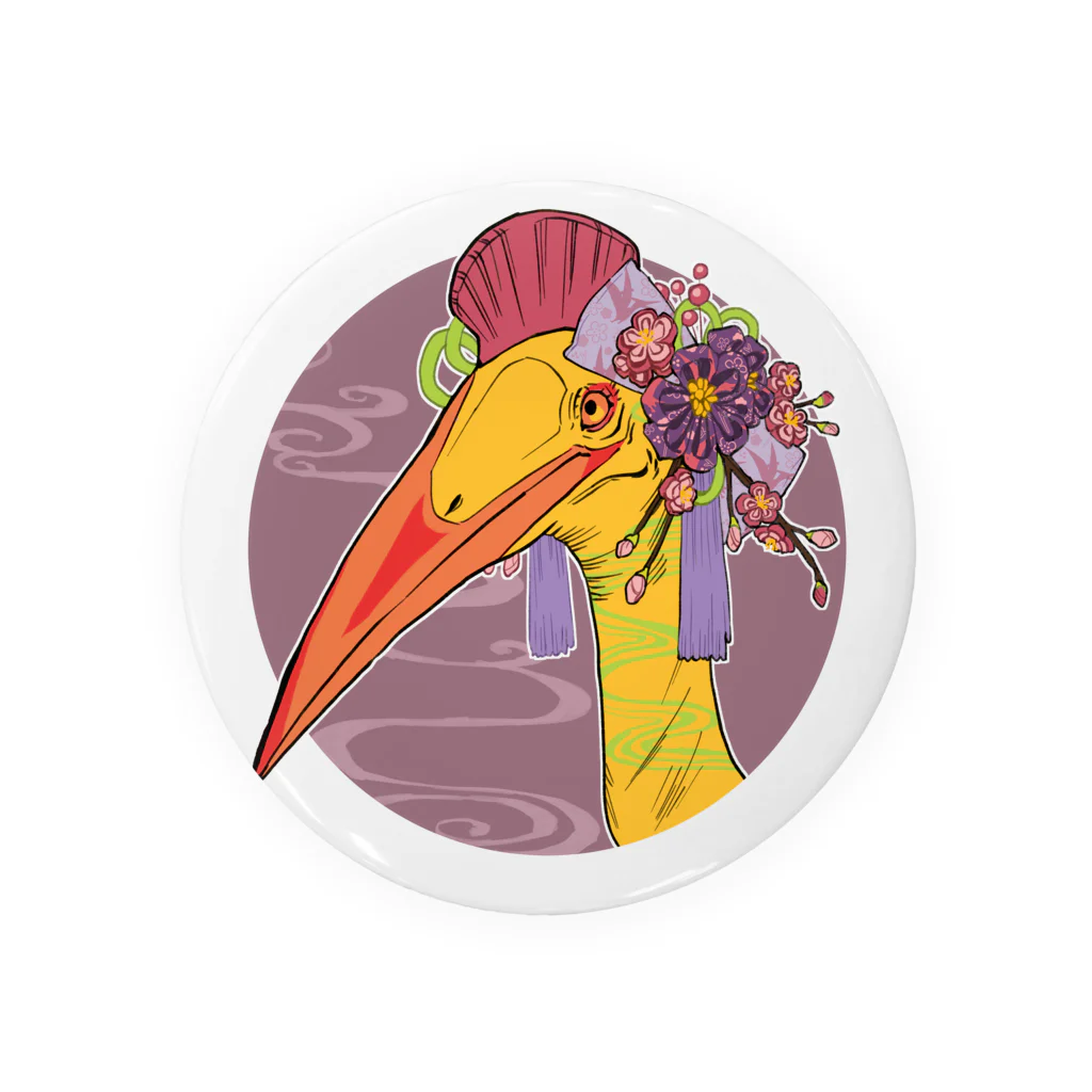 ドロマエオの和と翼竜 Tin Badge