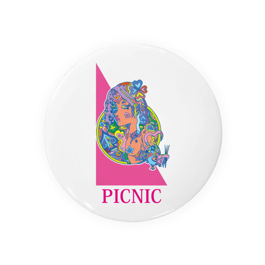 PICNICの十二支　子 Tin Badge