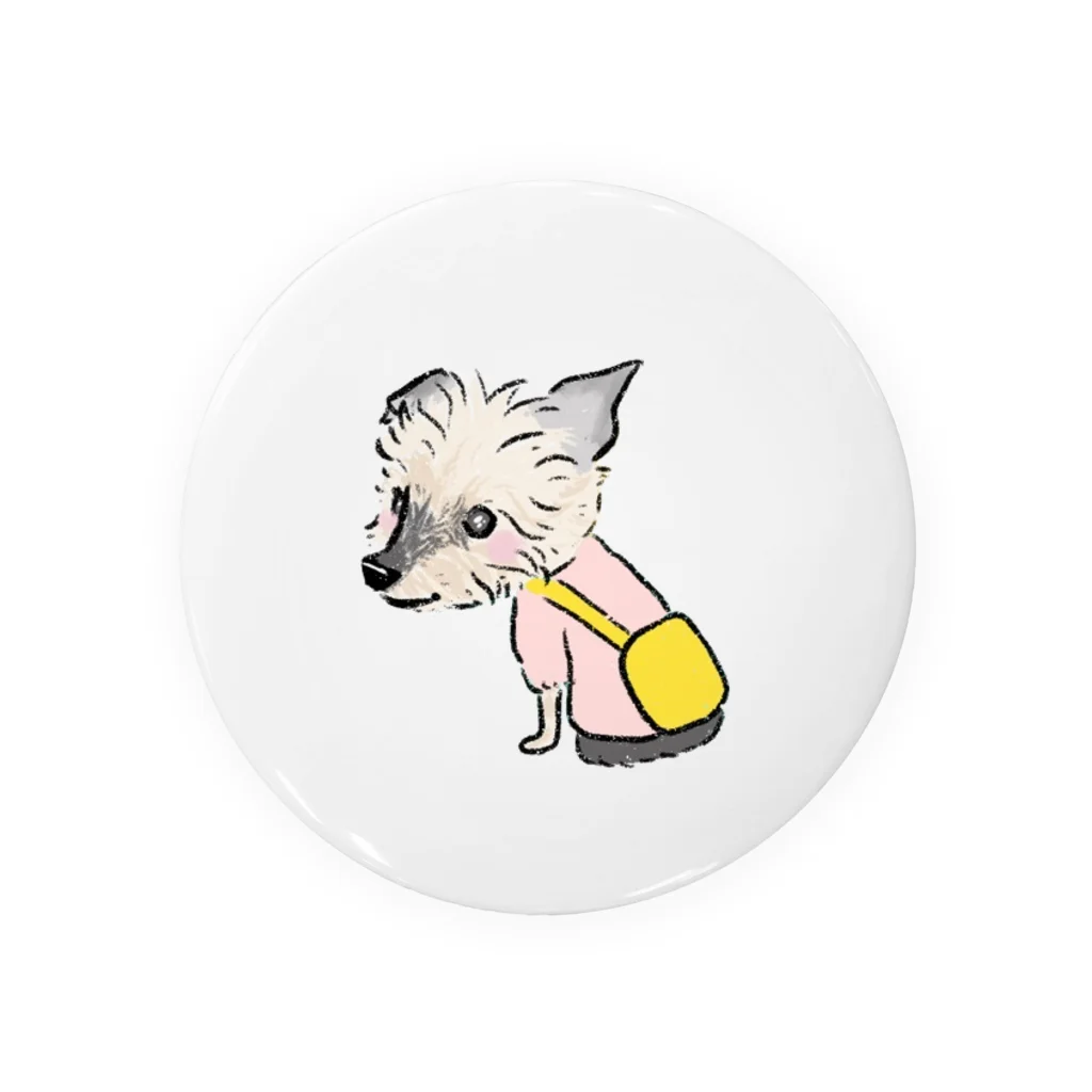 遥ん/犬顔絵　の「保護犬カフェ支援」グッズ 海凪さん Tin Badge