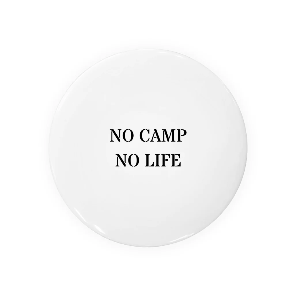 Wilderness LifeのNo Camp. No Life Tin Badge