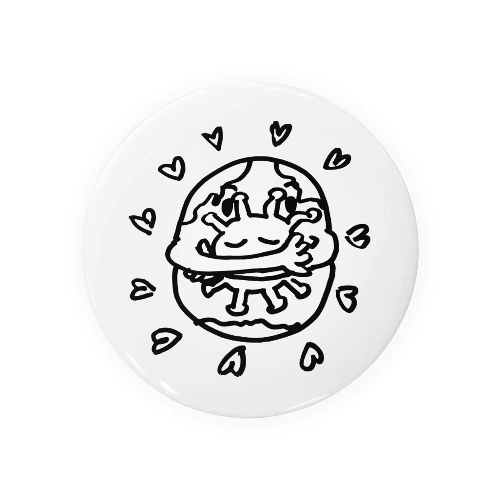 catmanjohn〜猫男じょんのホールディングコロナ〜コロナにココロはコロせない Tin Badge