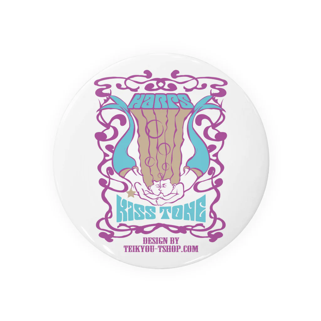 提供 tshopのHARPS KISS TONE Tin Badge