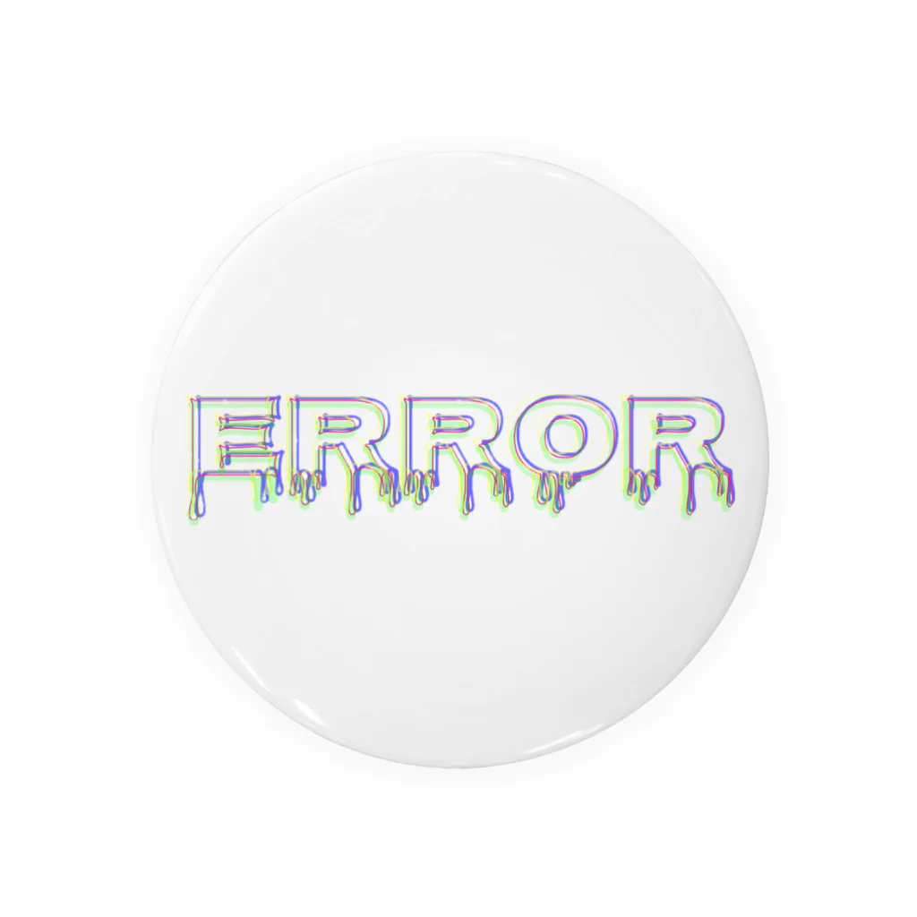 oka__のerror Tin Badge