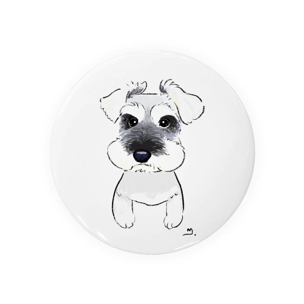 遥ん/犬顔絵　の「保護犬カフェ支援」グッズ 純さん Tin Badge