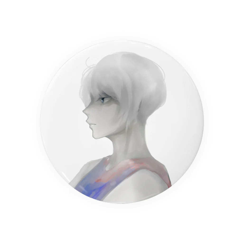 annnの白髪男子 Tin Badge