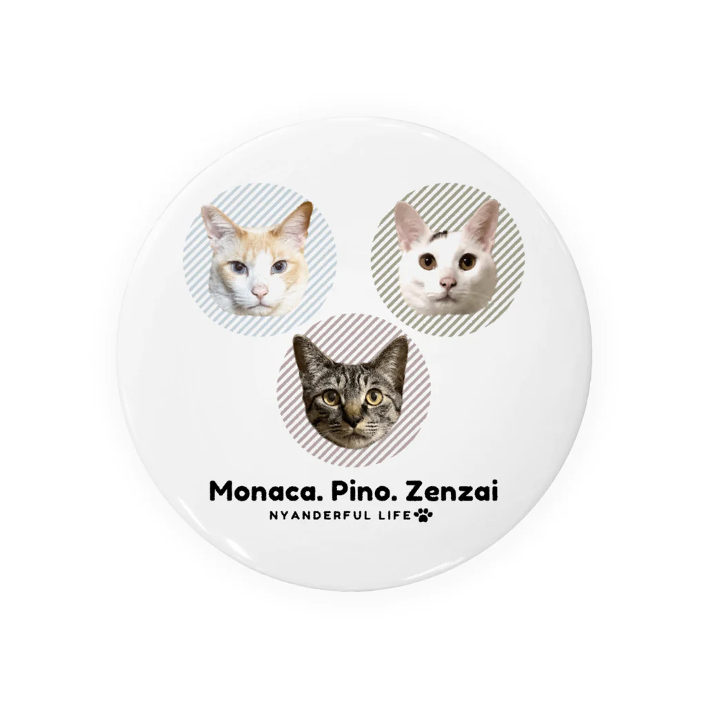 monazen-catのマイラブたち（透過 Tin Badge