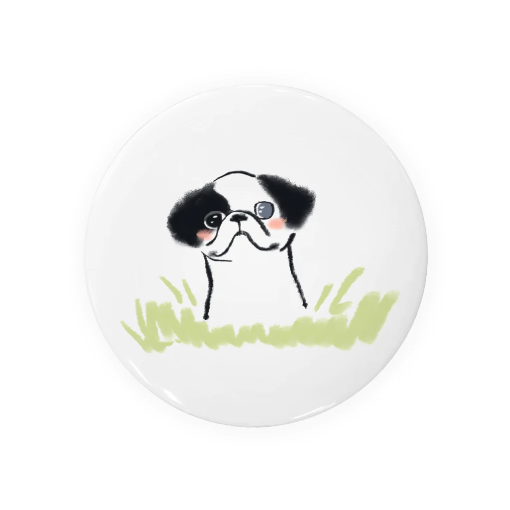 遥ん/犬顔絵　の「保護犬カフェ支援」グッズ まさきさん Tin Badge