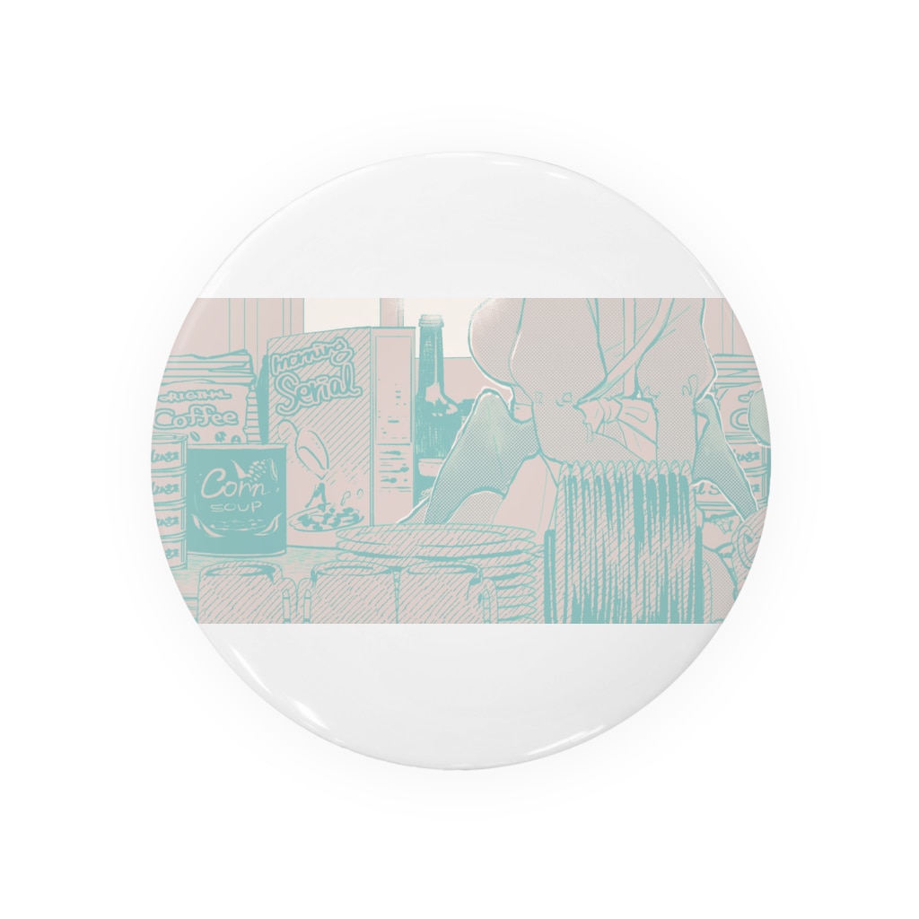 百々山やもり🦎のやわらかカラーメイドやもちゃん Tin Badge
