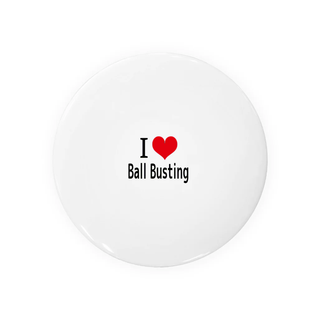 タマロー＠金蹴り・金玉責めのI LOVE Ball Busting Tin Badge