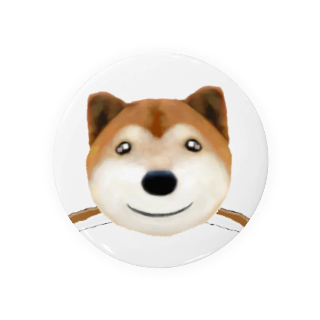 momokokoの柴犬のちび① Tin Badge