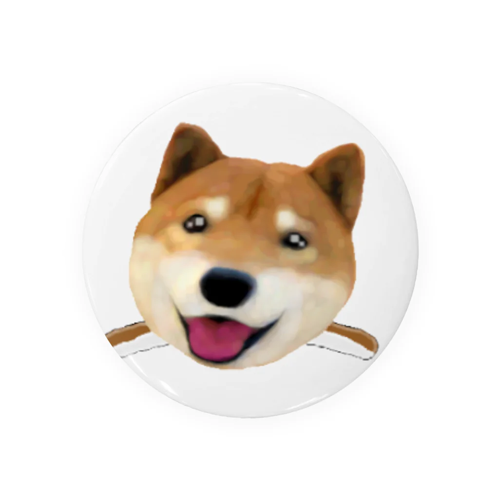 momokokoの柴犬のちび② Tin Badge