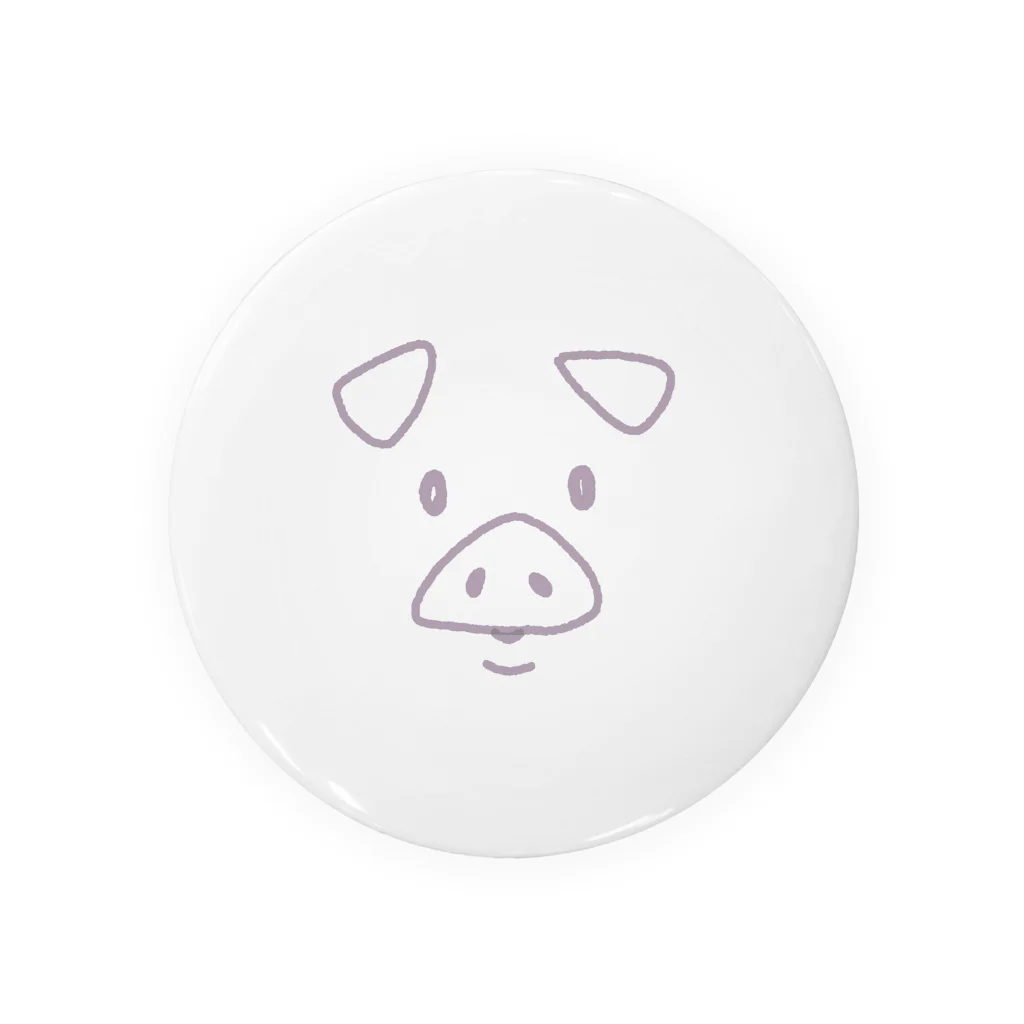 Coton Factoryの子ブタのCoton Tin Badge