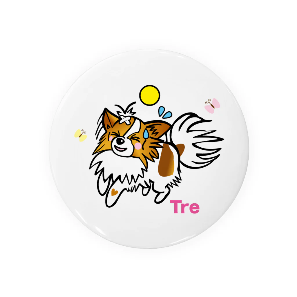 みみのお友達のトレちゃんグッズ Tin Badge