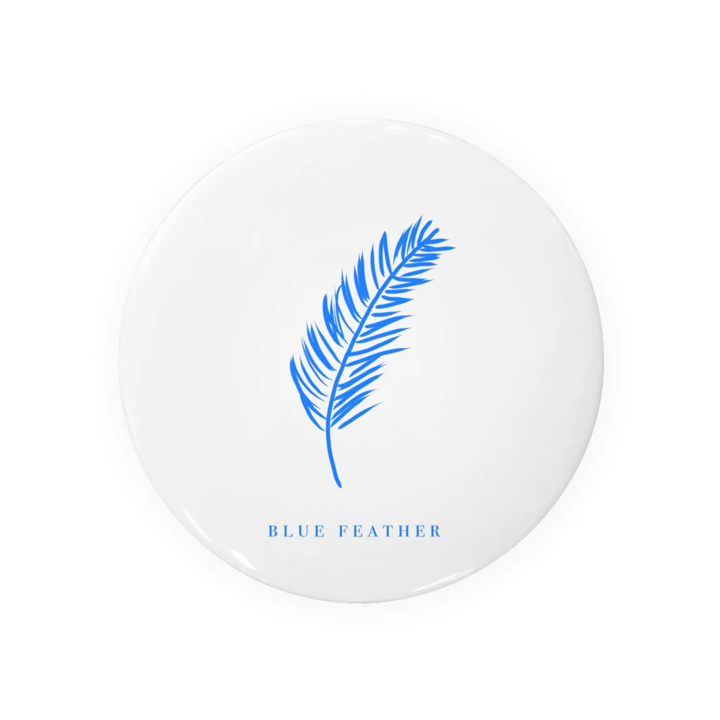 BLUE FEATHERのBlue feather 文字入り Tin Badge