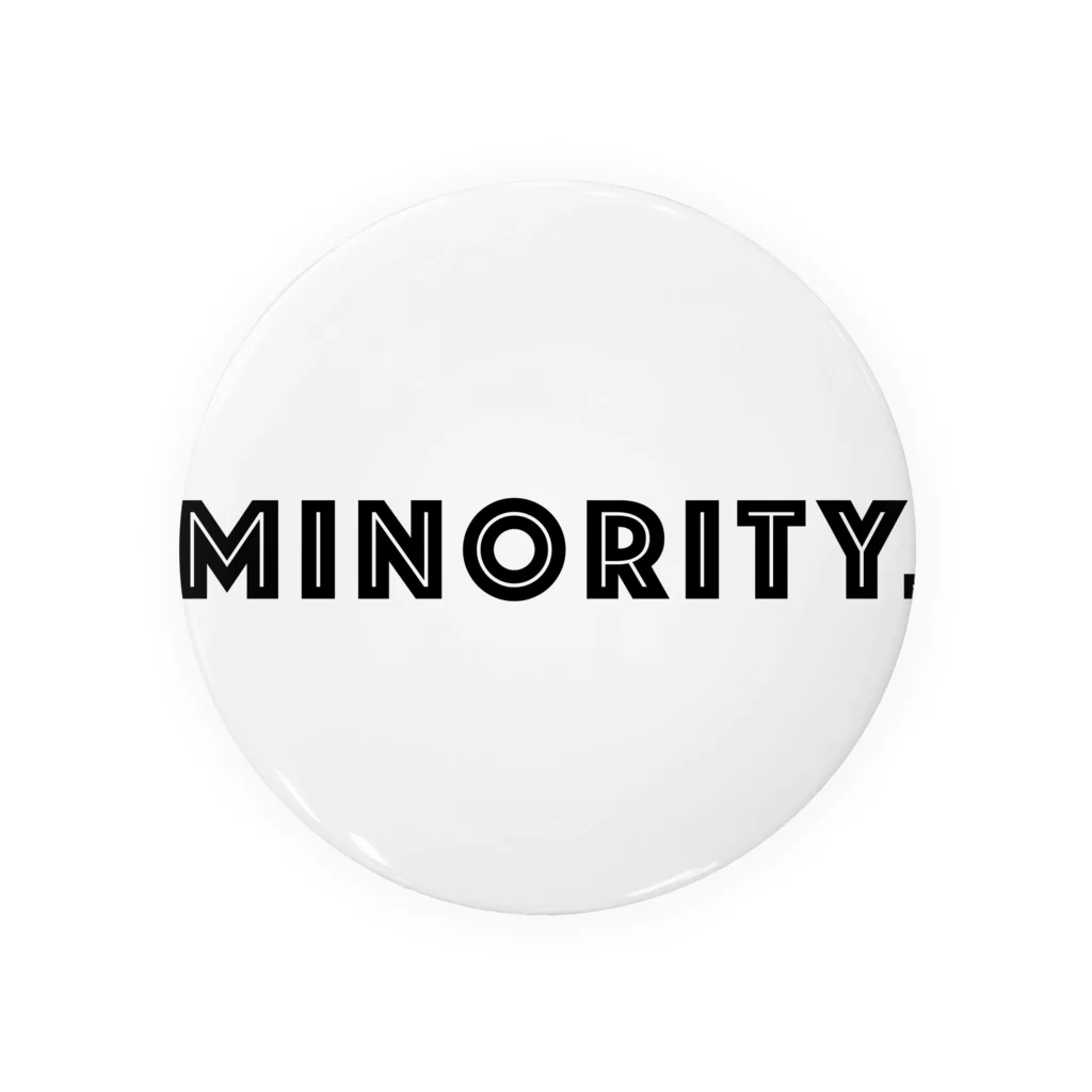 mincora.のMINORITY.　- black ver. 01 - 缶バッジ