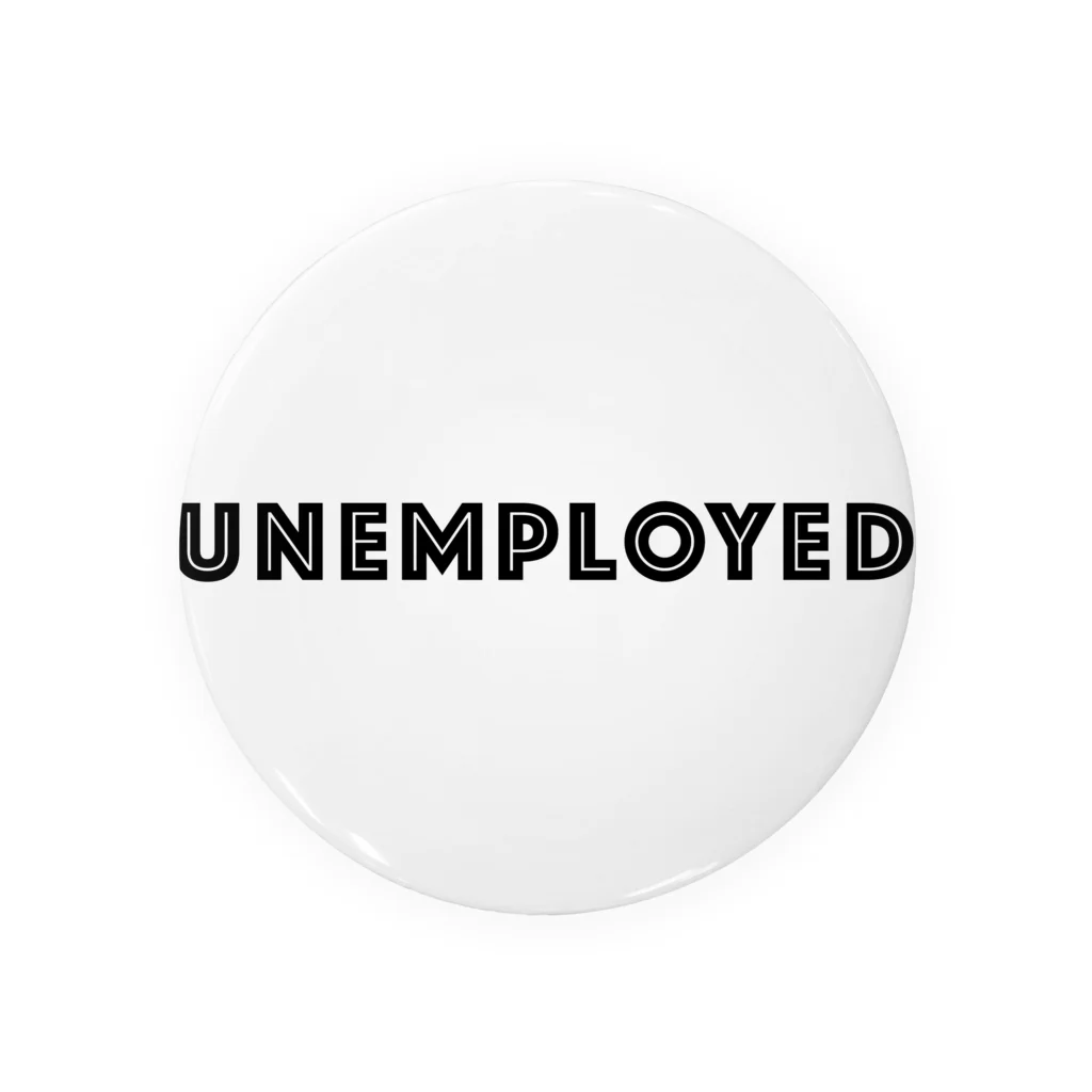 mincora.のニート UNEMPLOYED　- black ver. 01 - Tin Badge