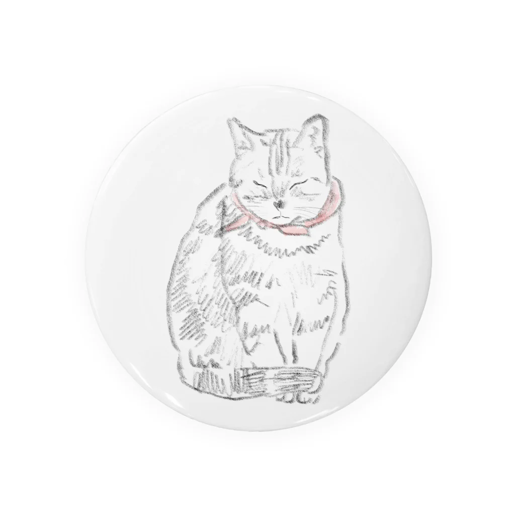 何気ない日常をイラストにのアメショー　その１ Tin Badge